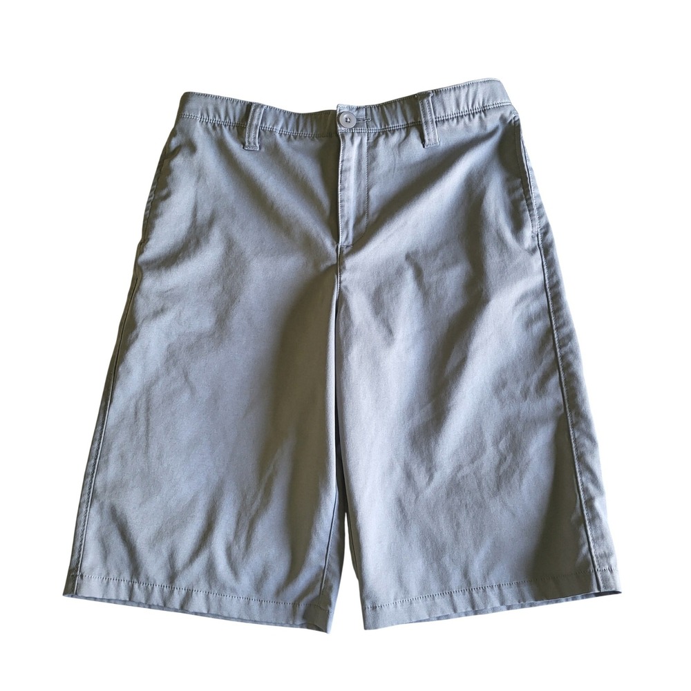 Under Armour Match Play Golf Shorts Boys 16 Light Gray